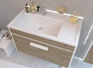 Раковина Эстет Valencia silk ФР-00016486 Л 80см белый